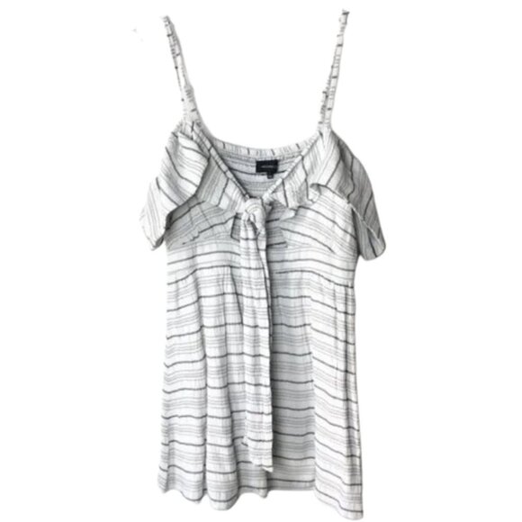 Majorelle Striped Tie Front Mini Dress Sz. XS - Picture 1 of 3
